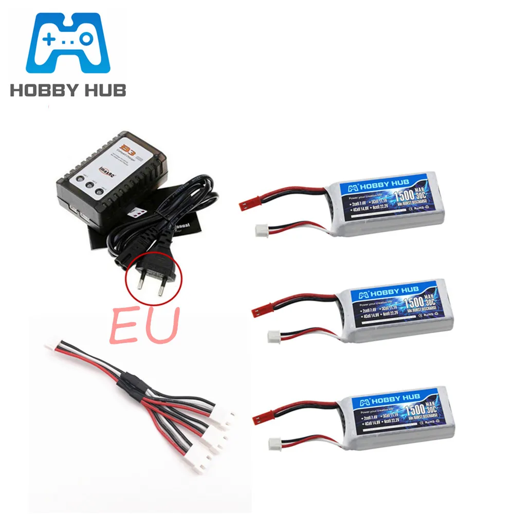 11,1 В 1500 мАч 3S литий-полимерный аккумулятор 30C MAX 60C и 11,1 В зарядное устройство для WLtoys V950 Радиоуправляемый автомобиль самолет вертолет запасные части