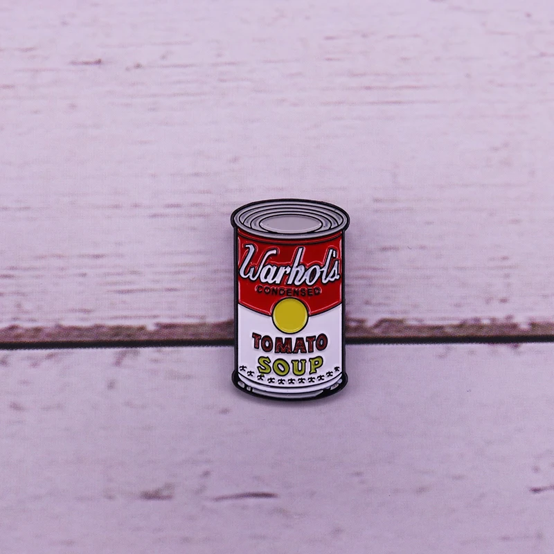 Суповые банки Кэмпбелла эмалированная шпилька|Броши| |