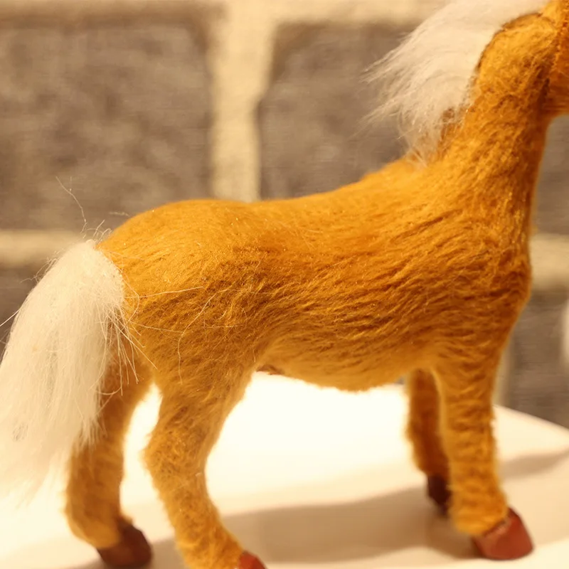 Микро-ландшафт имитация пони меха Животное украшение отеля креативный подарок