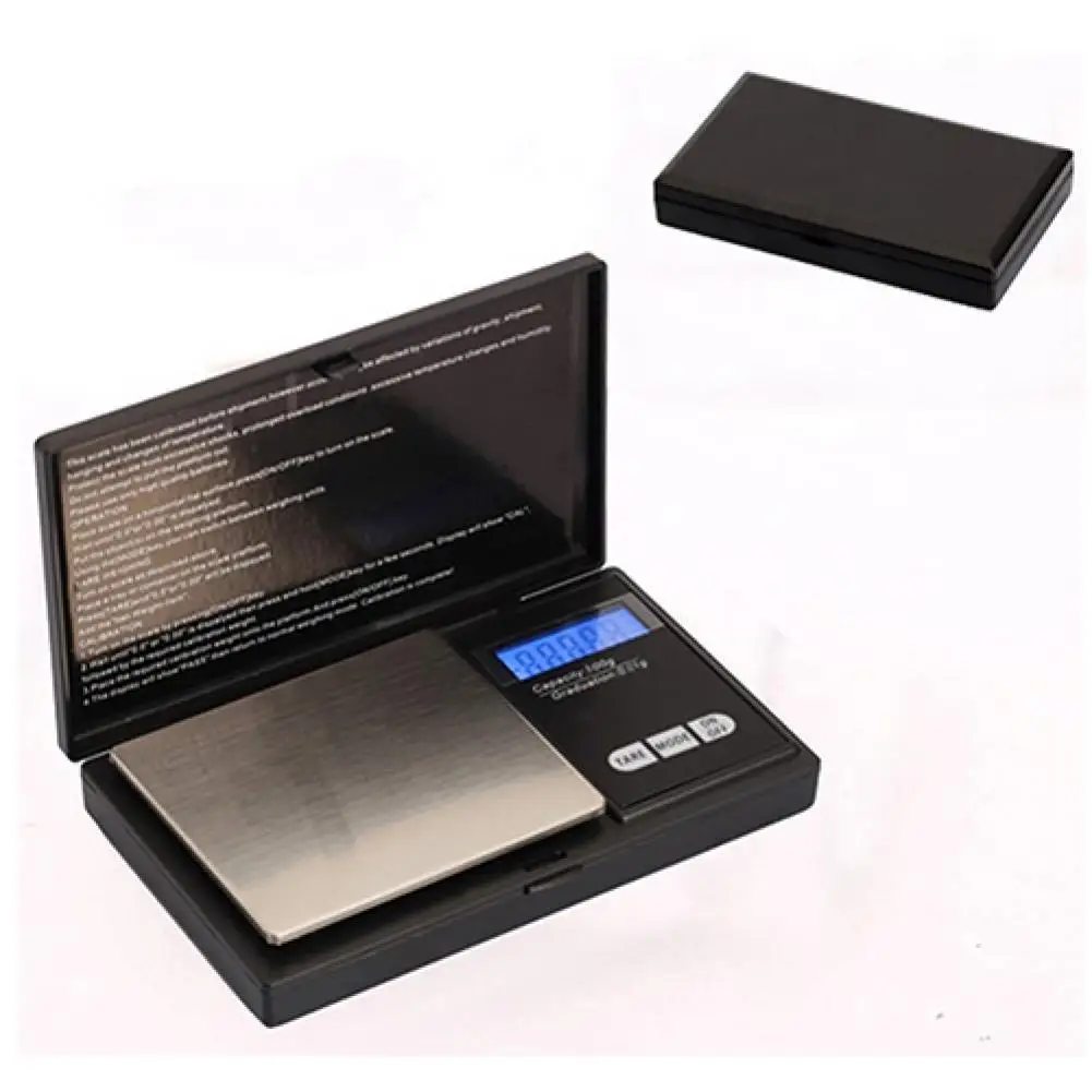 

Hot 80% Sale Mini 100g x 0.01g Pocket LCD Digital Jewelry Gold Diamond Weighing Scale Gram Weighing Scale For Kitchen Scales