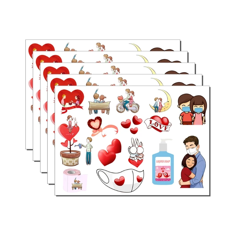 

Valentine's Day Love Stickers Valentine's Day Love Graffiti Stickers Waterproof