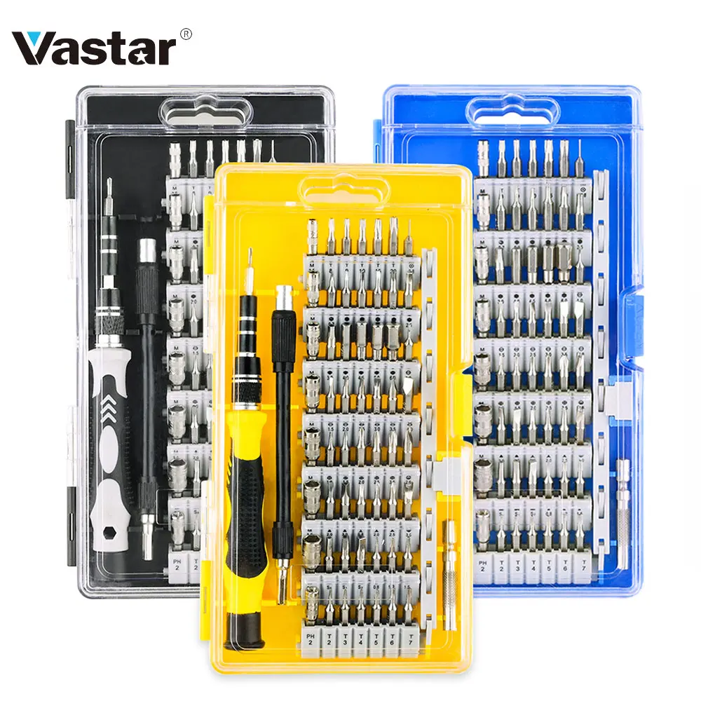 Vastar 60/58 шт. Прецизионная отвертка набор магнитных отверток для телефонов игровая консоль планшет ПК ремонт электроники инструмент