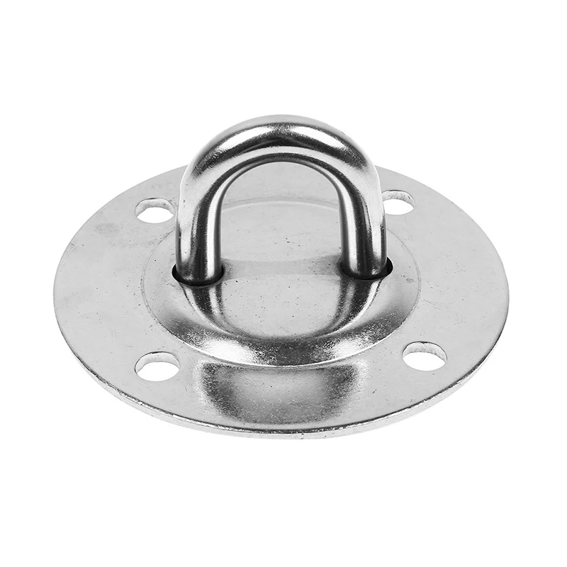 

Heavy Duty Stainless Steel Hammock Fixed Buckle Wall Mount Sandbag Aerial Yoga Ceiling Swing Hanging Anchor Hook fixed plate set