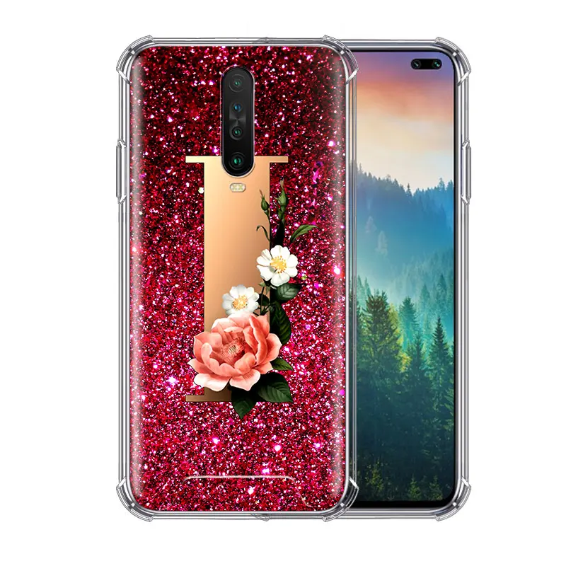 

Phone Case For Xiaomi Redmi Note 9S 8 Pro 9T 9 8T 7 9C 9A 7A Airbag Shockproof Soft Capa Phone Covers Cute Fashion Letter