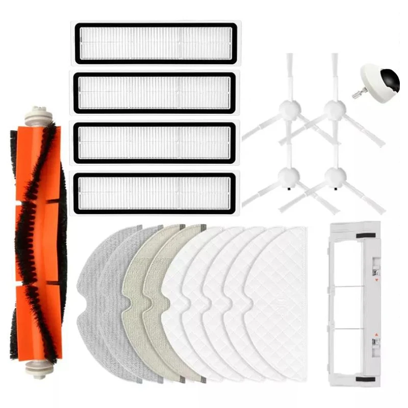 

for Dreame D9 Robot Vacuum Cleaner Replacement Accessories Main Brush Cover Side Brushes HEPA Filter Mop Rag Wheel Parts