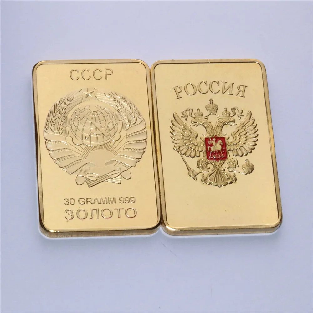 Редкие распродажа Ebay редкие 1 унция Советский русский СССР чистый. 999 24K золотой