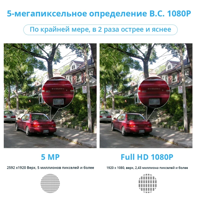 DEFEWAY 8CH HD 5.0MP Всепогодная наружная система безопасности 2560x1920P H.265+ HDMI CCTV видео наблюдения DVR комплект 8 камер