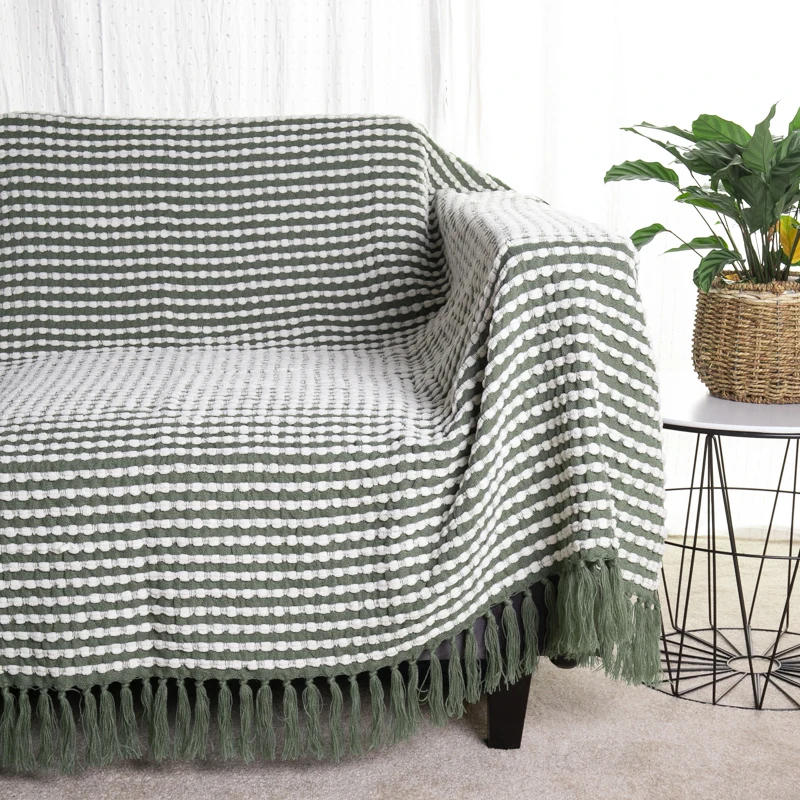 

Белое одеяло в скандинавском стиле, крупное вязаное теплое одеяло для дивана, гостиной, спальни