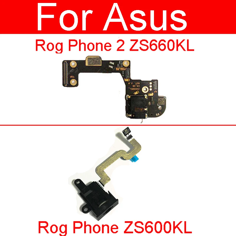 Аудиоразъем для наушников, гибкий кабель для Asus Rog Phone ZS600KL Z01QD, порт для наушников, гибкая лента для Asus Rog Phone II 2 ZS660KL I001D
