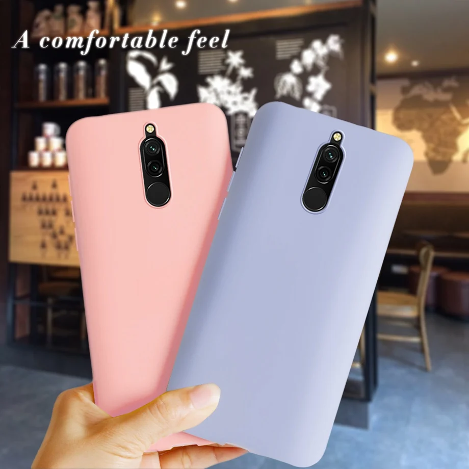 

Soft TPU Shockproof Matte Cover Silicone Case for Xiaomi Redmi 8 Case Protector Bumper Housing Case for Xiaomi Redmi 8