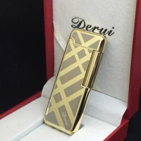 2020 bussiness gas lighter compact jet butane engraving metal gas ping bright sound cigarette lighter inflated no gas with box