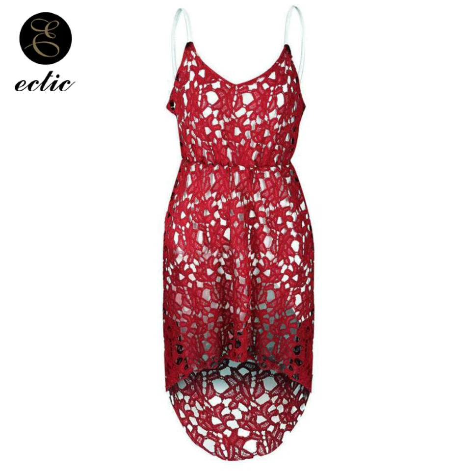 Кружевное длинное вечернее женское платье без рукавов из гипюра Сетчатое Ete 2021