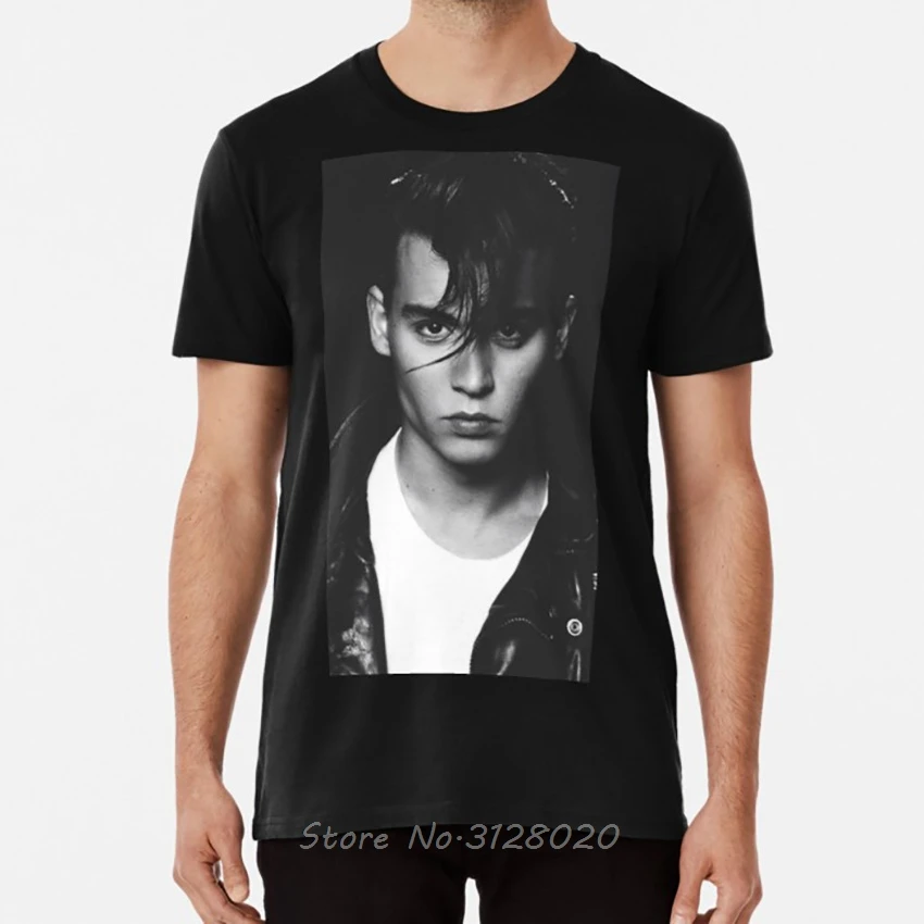 

Johnny Depp T Shirt Johnny Depp Crybaby Print T-shirt Summer Men Cotton O-neck Tshirt Hip Hop Tees Tops