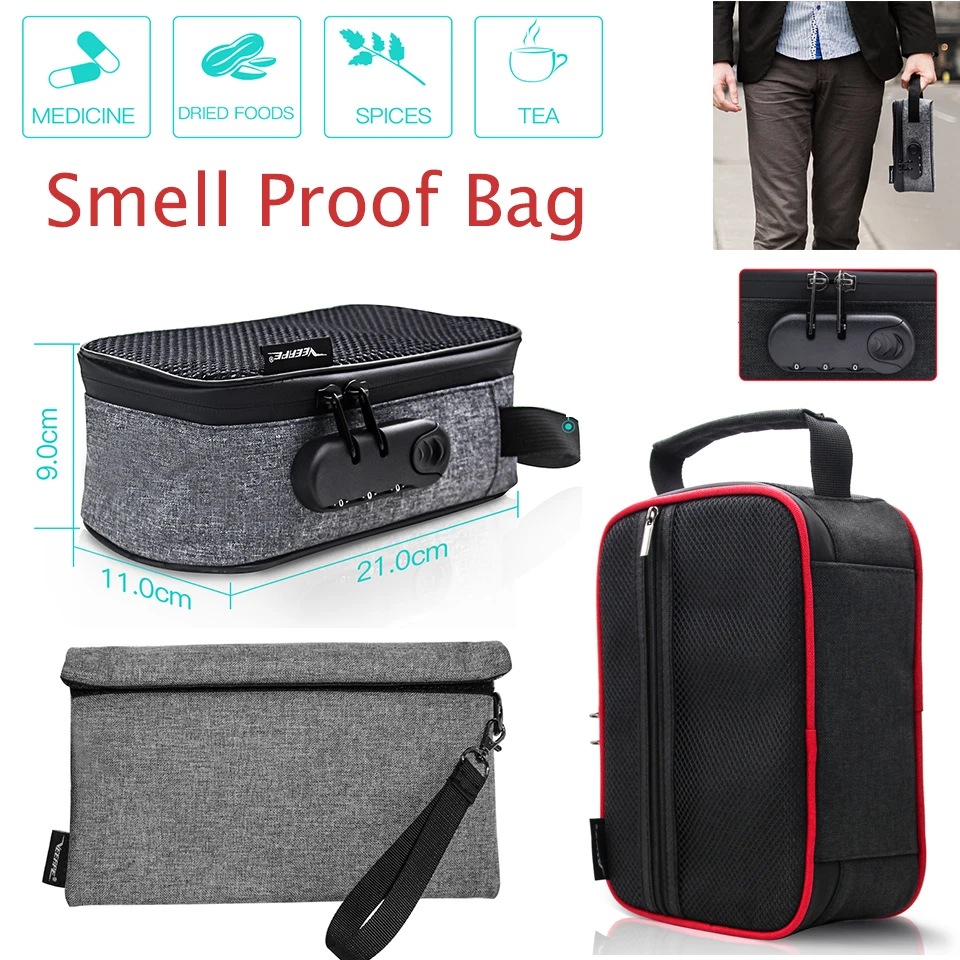 Оригинальная кожаная сумка Veeape с защитой от запаха и подкладкой комбинированным