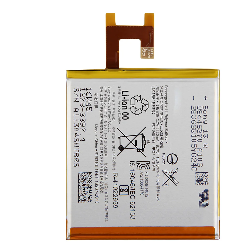 Оригинальный сменный аккумулятор LIS1502ERPC для Sony Xperia Z L36h L36i c6602 SO 02E C6603 S39H LIS1551ERPC