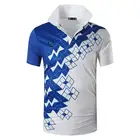 Мужская спортивная футболка-поло jeansian, белая, с коротким рукавом, для гольфа, тенниса, бадминтона, LSL224