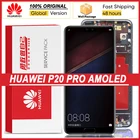 ЖК-дисплей с дигитайзером сенсорного экрана 100% ''AMOLED для Huawei P20 Pro, 6,1 оригинальный, с CLT-L09, запасные части для CLT-L29 CLT-AL01