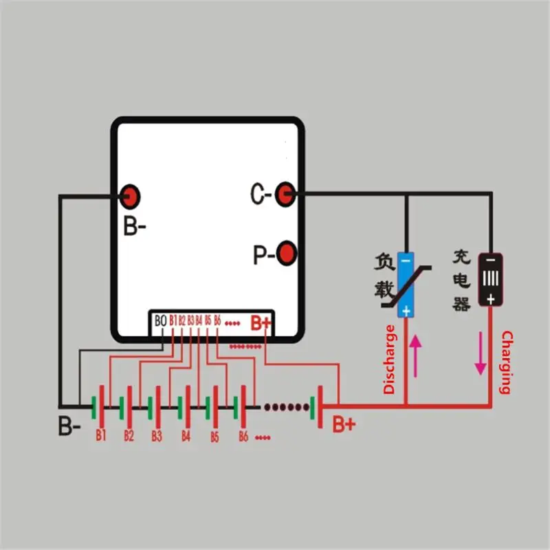 

BMS 13S 48V 50A 18650 Li-ion Lithium Battery Pack Protection Equalizer Board PCB Balance Circuit Board for Electric Vehicles