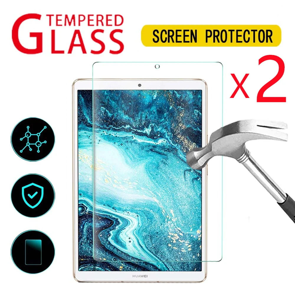 

2 Pcs Tempered Tablet Glass Film for Huawei MediaPad M6 8.4 inch 9H Premium Screen Protector Protective Film