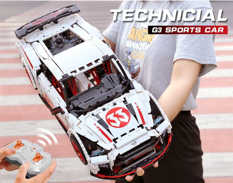 Креативная серия Moc Technic Ниссан GTR GT3 скоростной гоночный спортивный автомобиль набор автомобилей строительные блоки кирпичи модель игрушки 25326