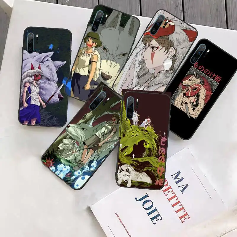 

Princess Mononoke Phone Case Funda For Huawei P9 P10 P20 P30 Lite 2016 2017 2019 plus pro P smart
