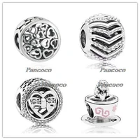 925 sterling silver bead stylish wish charm with crystal pendant beads fit women pandora bracelet necklace jewelry