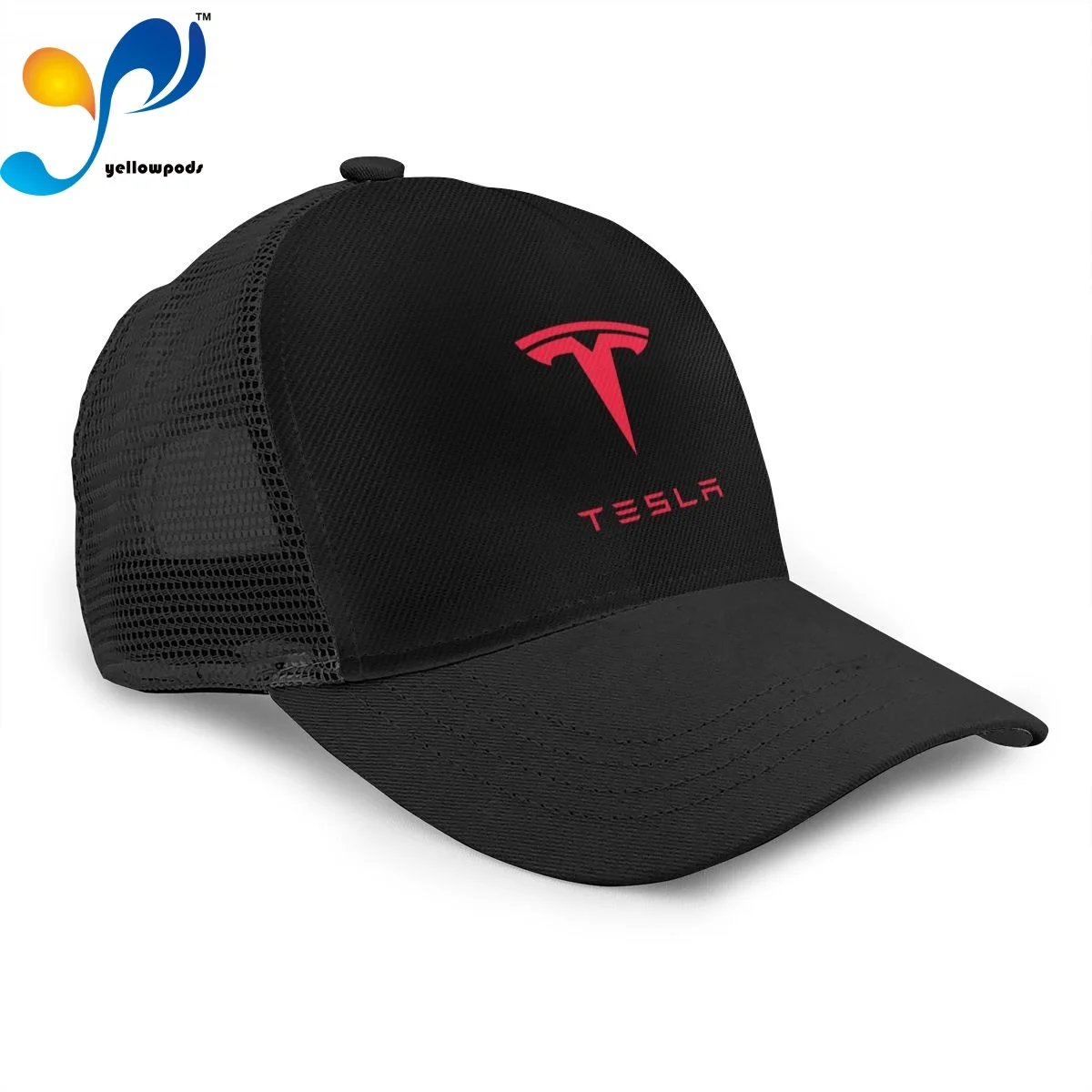 Кепка с логотипом Tesla новая в стиле хип хоп сетчатая бейсболка регулируемая