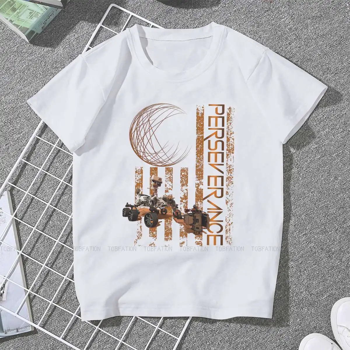 

Rover Perseverance Sweet Girls Women T-Shirt Mars 2020 Space Explorers 5XL Blusas Casual Short Sleeve Vintage Oversized Tops
