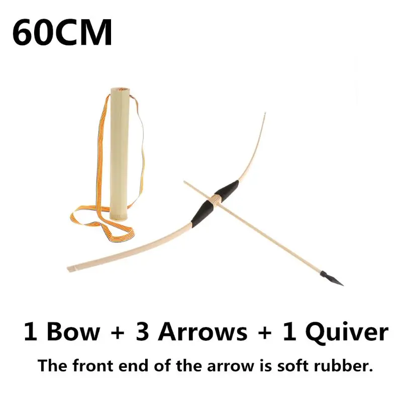 

Safe Bamboo Bow And Arrow Toy Set Green Arrow Hero Cosplay Outdoor Sports Kids Toy Gift Boy Favors Craft