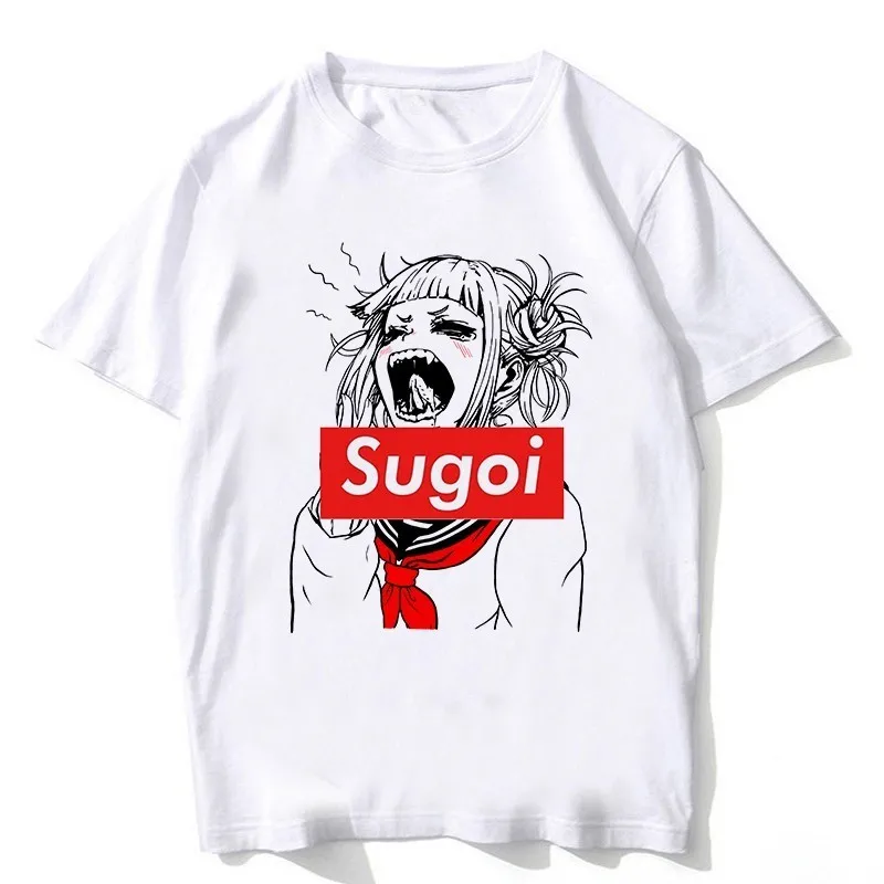 Новейшая футболка с короткими рукавами героями мультфильмов Мой герой одежда