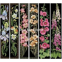 flower patterns counted cross stitch 11ct 14ct diy wholesale chinese cross stitch kits embroidery needlework sets home decor