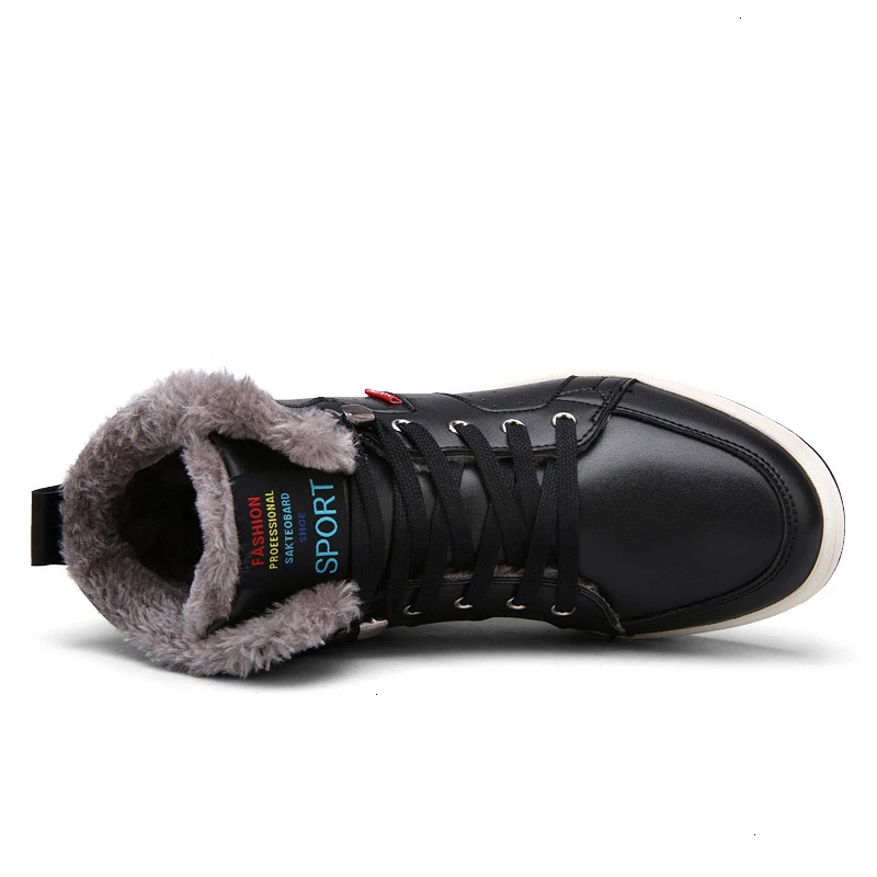 FLARUT/Мужская зимняя обувь Водонепроницаемые Нескользящие мужские уличные