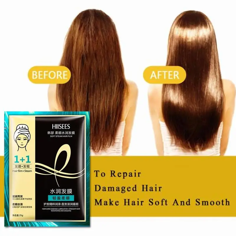 Автоматическая нагревательная Паровая маска для волос Кератиновое