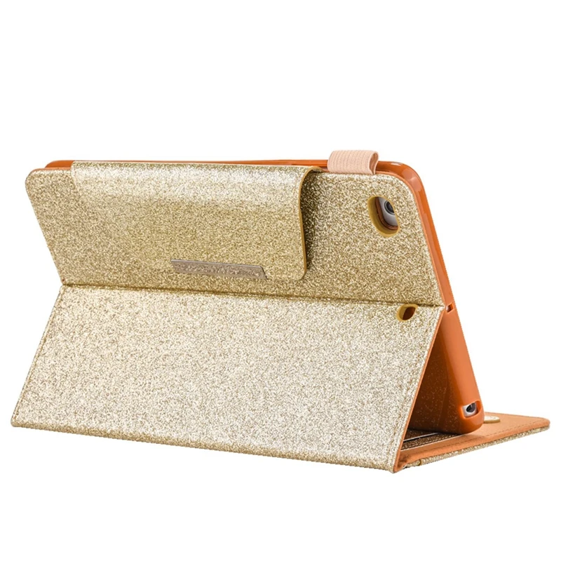 suitable for ipad mini12345 protective cover flip cover with card slot bracket leather protective shell free global shipping