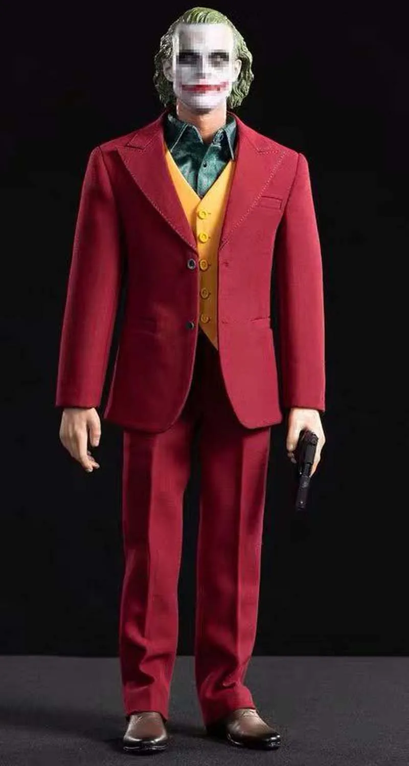 Collection 1/6 Joker Suit Set Comedian Clown Joaquin Toy Center CEN-M13 Exclusive Red Clothes Accessory | Игрушки и хобби