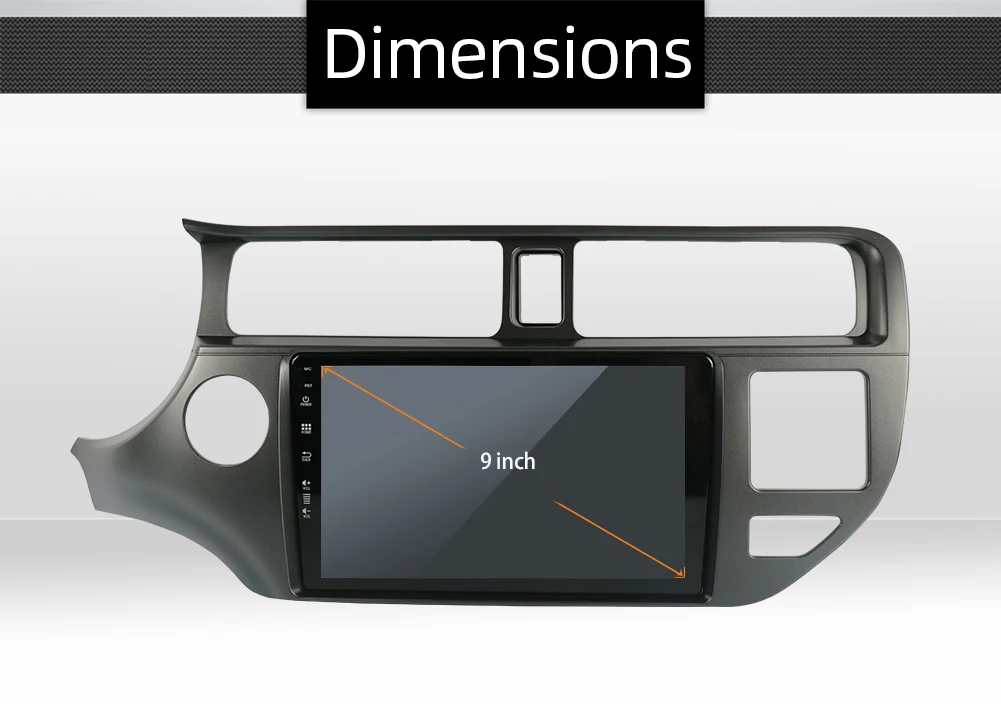 2 din Android 10 Автомобильный мультимедийный видеоплеер GPS-навигация для Kia RIO K3 2011-2017