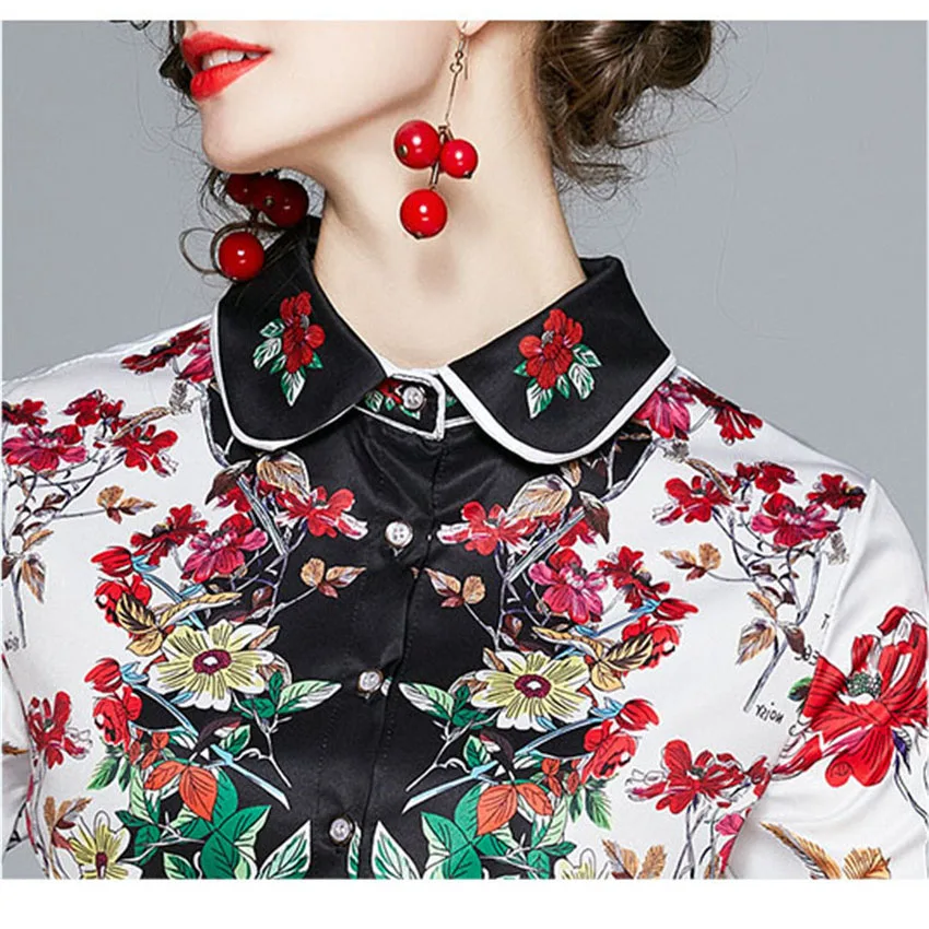 

Fall 2020 Women Clothing Runway Retro Print Holiday Skirt 2 Piece Set Women Outfits FashionTwo Skirt Sets Ropa Mujer Invierno