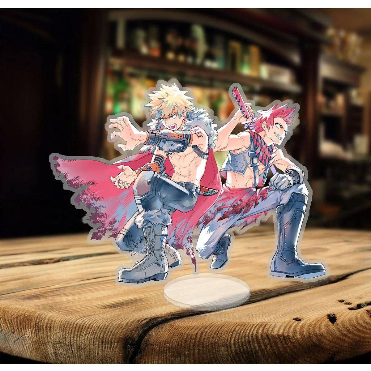 Акриловая подставка для фигурок моя геройская Академия Bakugou Katsuki Kirishima