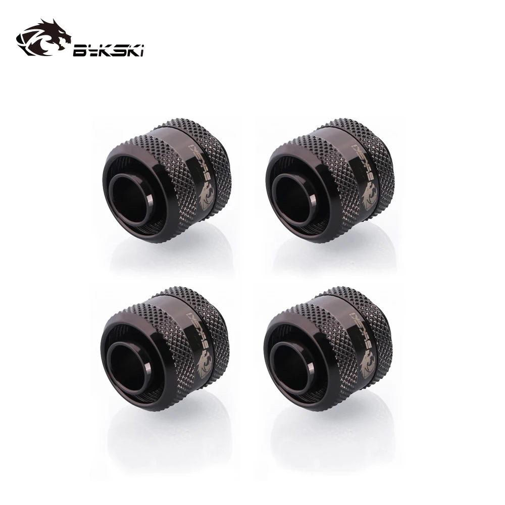 4pcs/lots Bykski Inside Diameter 13mm+ Outside Diameter 19mm Hose / ID13mm+ OD19mm Soft Tube / Hand Connector Fitting