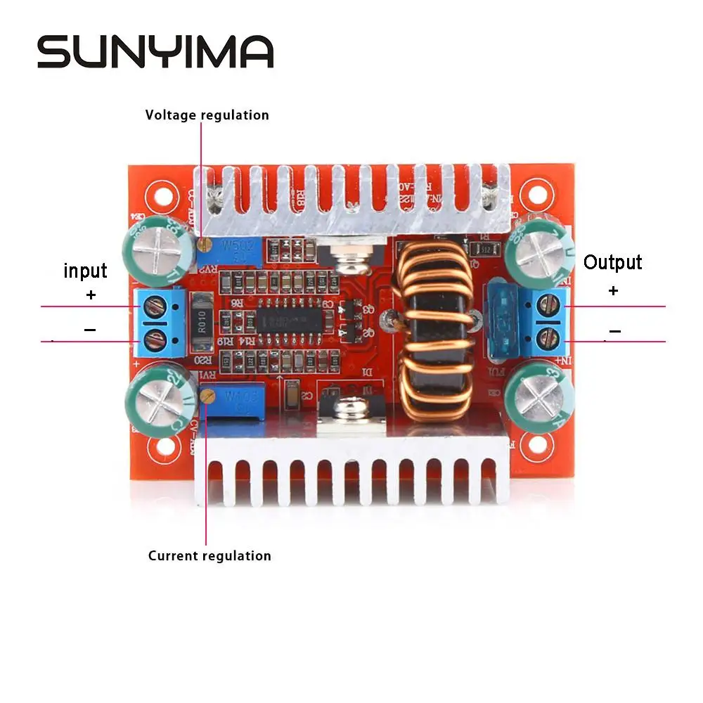 SUNYIMA DC-DC 400 Вт Повышающий Модуль постоянного тока постоянное напряжение ноутбук блок питания Повышающий Модуль наивысшего качества