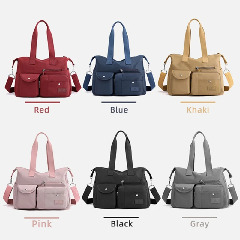

Fashion Nylon Cloth Women Messenger Bags Casual Large Capacity Ladies Handbag Female Crossbody Shoulder Bags for Girl
