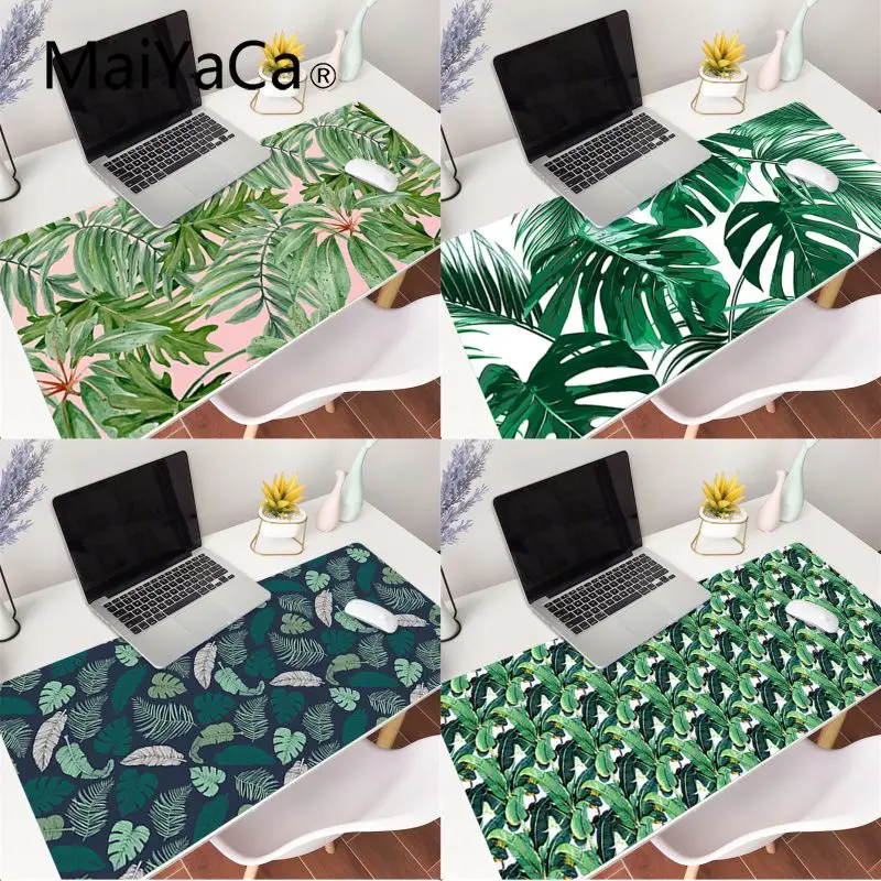 

MaiYaCa Hot Sales Banana leaf gamer play mats Mousepad Gaming Mouse Pad Large Deak Mat 700x300mm for overwatch/cs go