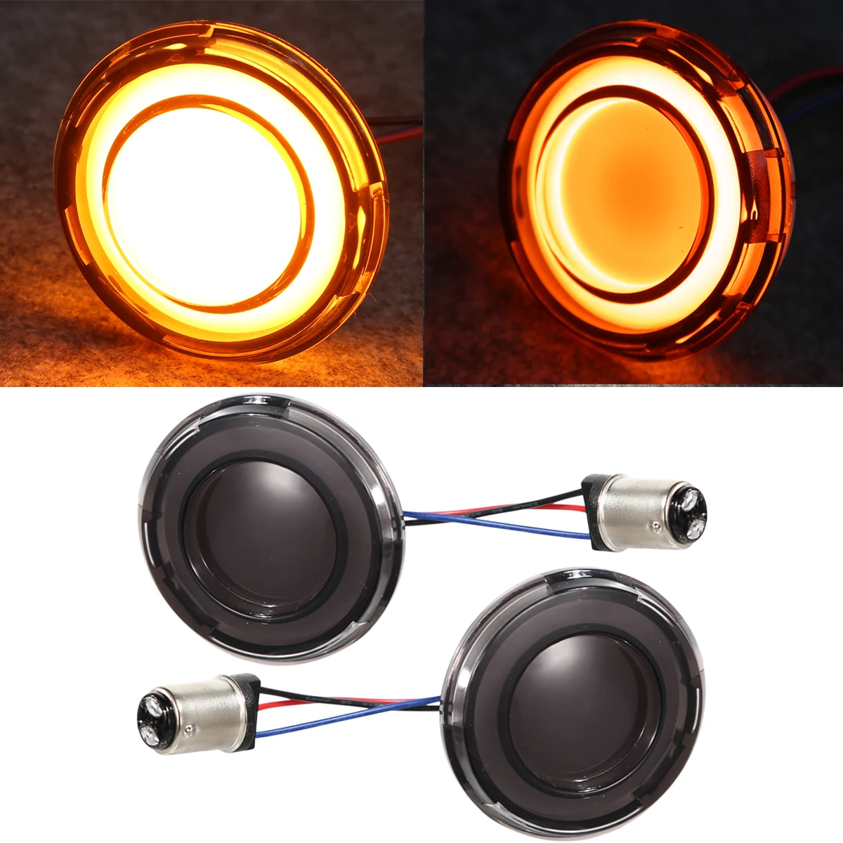 

Светодиодный светильник Тель поворота 1157 с индикаторной линзой для Harley Touring Street Glide Dyna Heritage Softail V Rod Sportster 883 1200