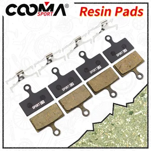 Тормозные колодки для велосипеда Shimano M9000, M8000, M985, XT M785, SLX M666, M675, Deore M615, Alfine S700, каучук, 4 пары