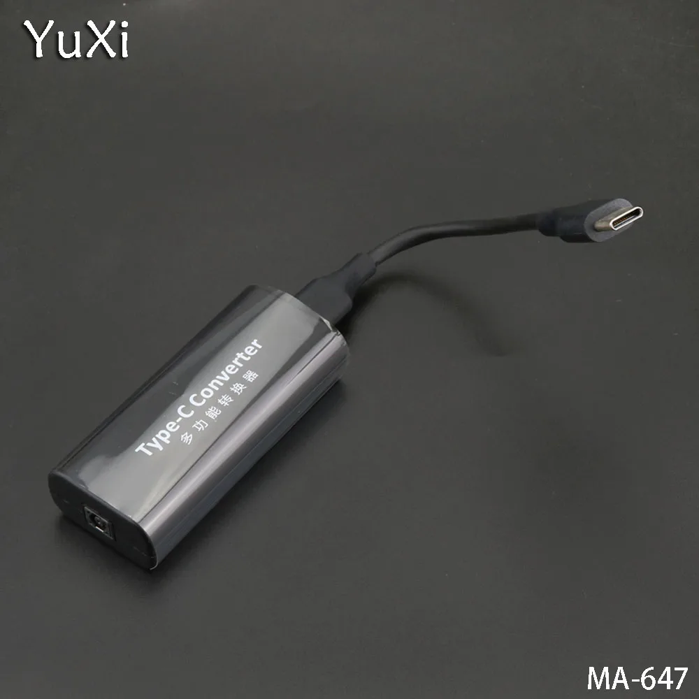 Юйси 1 шт. usb type C до DC4.5 * 3 0/4 5*0 6 квадратный Женский адаптер питания конвертер