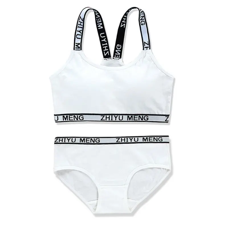 Новинка 2020 нижнее белье для девочек-подростков мягкий хлопковый комплект с