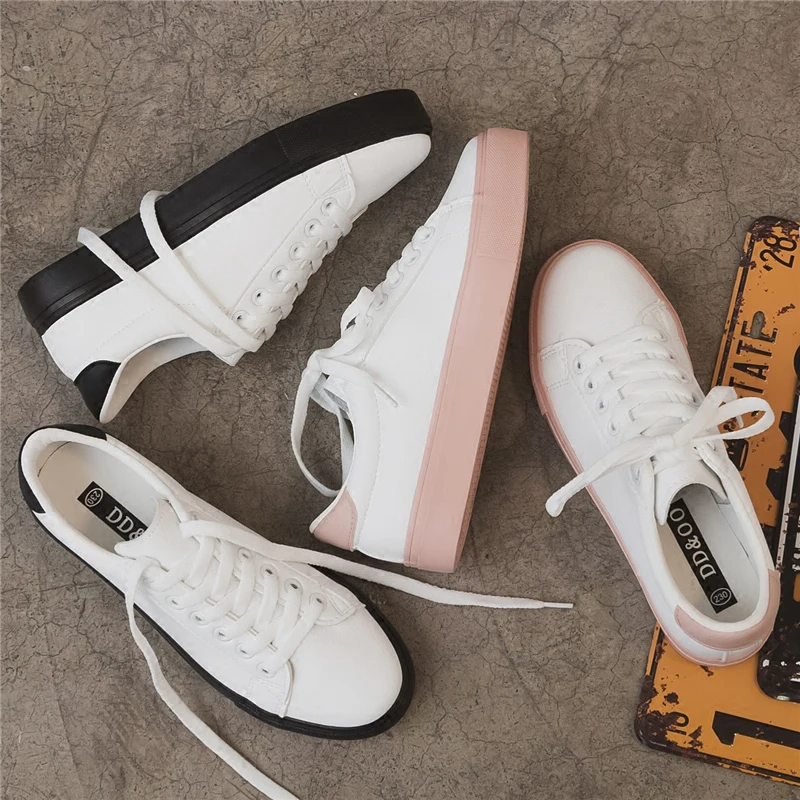 Модная женская обувь Повседневная Новинка 2019 года сезон весна на высокой