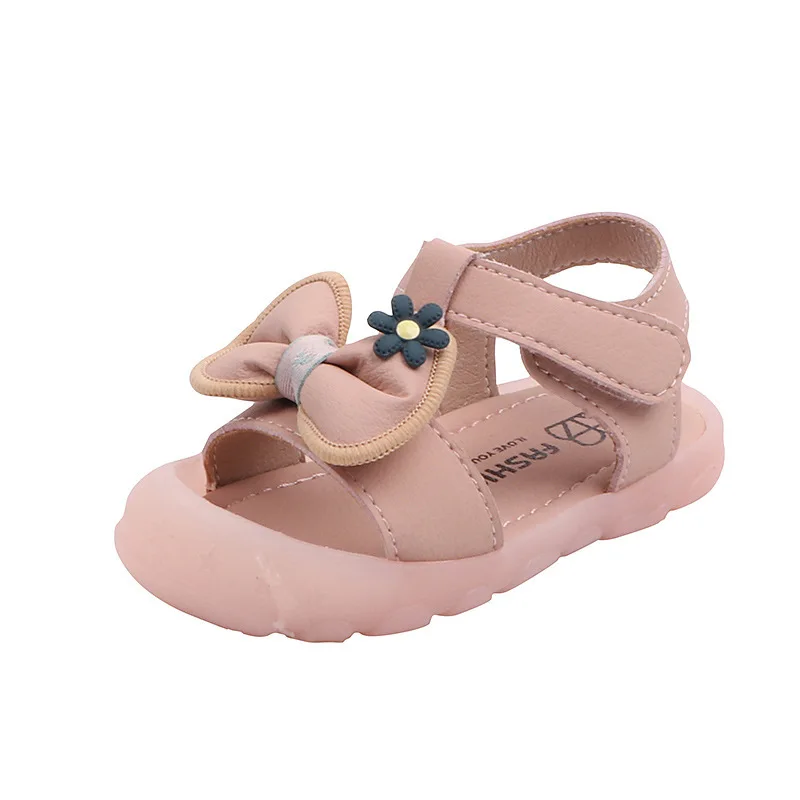 Сандалии для маленьких принцесс летняя обувь девочек с мягкой подошвой