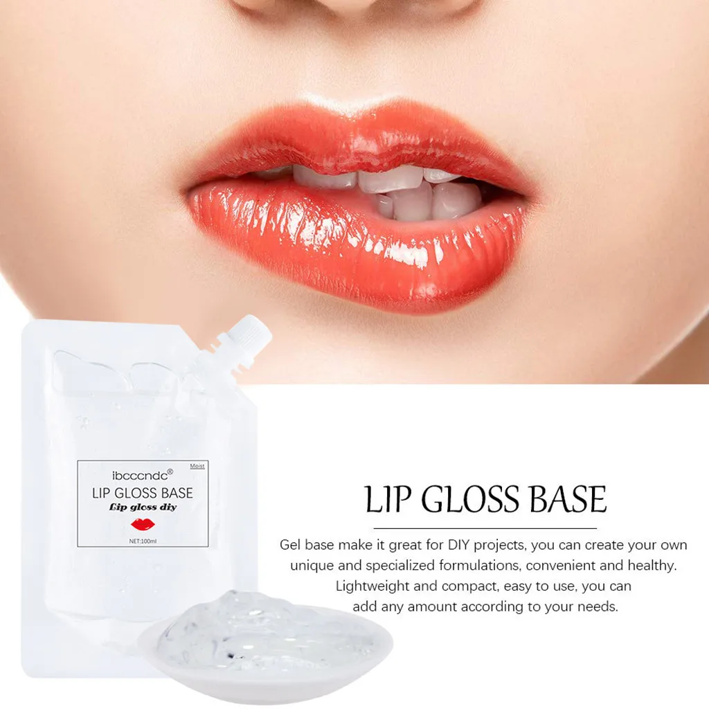 Ibcccndc губная помада Материал сделай сам прозрачный блеск для губ с антипригарным