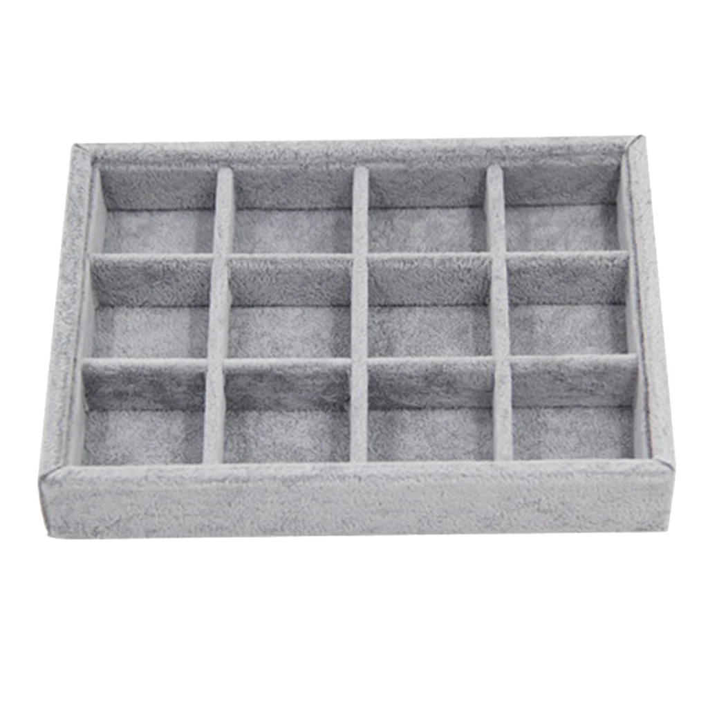 

3x Jewelry Display Box Necklace Organizer 3 Types Case Home Showcase Boxes